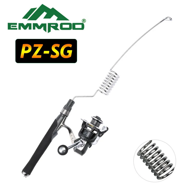  EMMROD New stainless steel Portable fishing rod Spinning Rod Sea pole pesca Strong fishing rod Spri