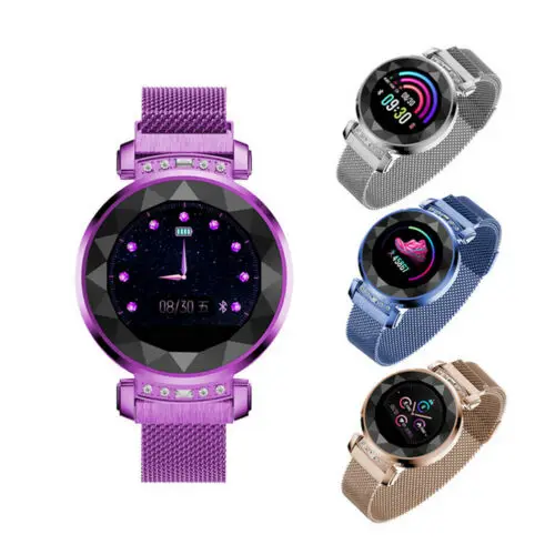 Bluetooth Smart Watch Waterproof Heart Rate Blood Pressure Blood Oxygen Monitor