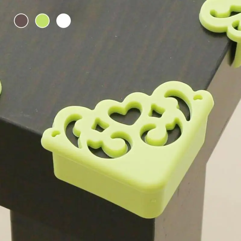 

Children Protection Corner Soft PVC Table Desk Children Safety Hollow flower shape Corner Baby Safety Edge Guards table decor D3