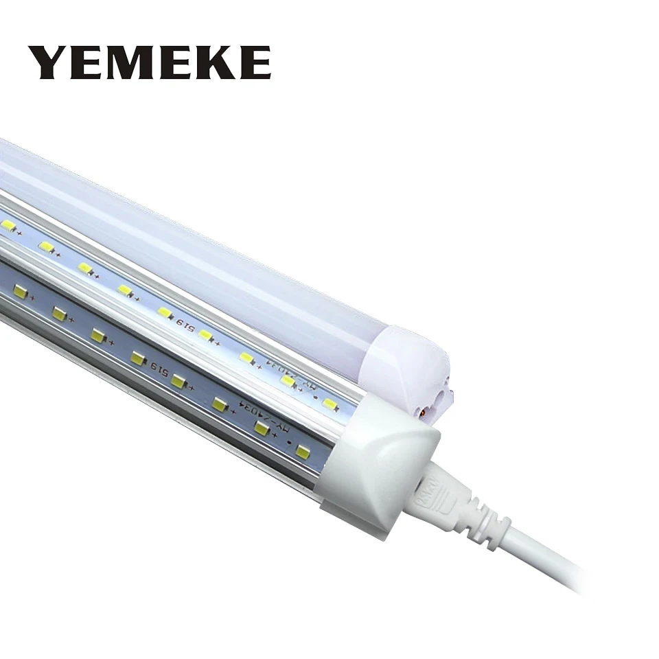 V образная светодиодная лампа T8 220V 110V 570mm 2Ft 20W 2000Lm интегрированная Светодиодная 2835
