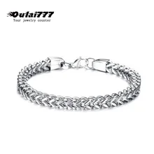 Мужской браслет-Амулет из нержавеющей стали, цепочка на руку, мужские подарочные аксессуары, мужские браслеты в стиле хип-хоп, рок, панк, ювелирные изделия