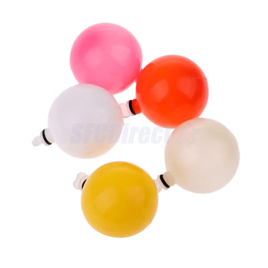 

5 Pieces Airlock Strike Indicator Fly Fishing Bobbers High Quality Durable Plastic Super Visible Terminal Tackle