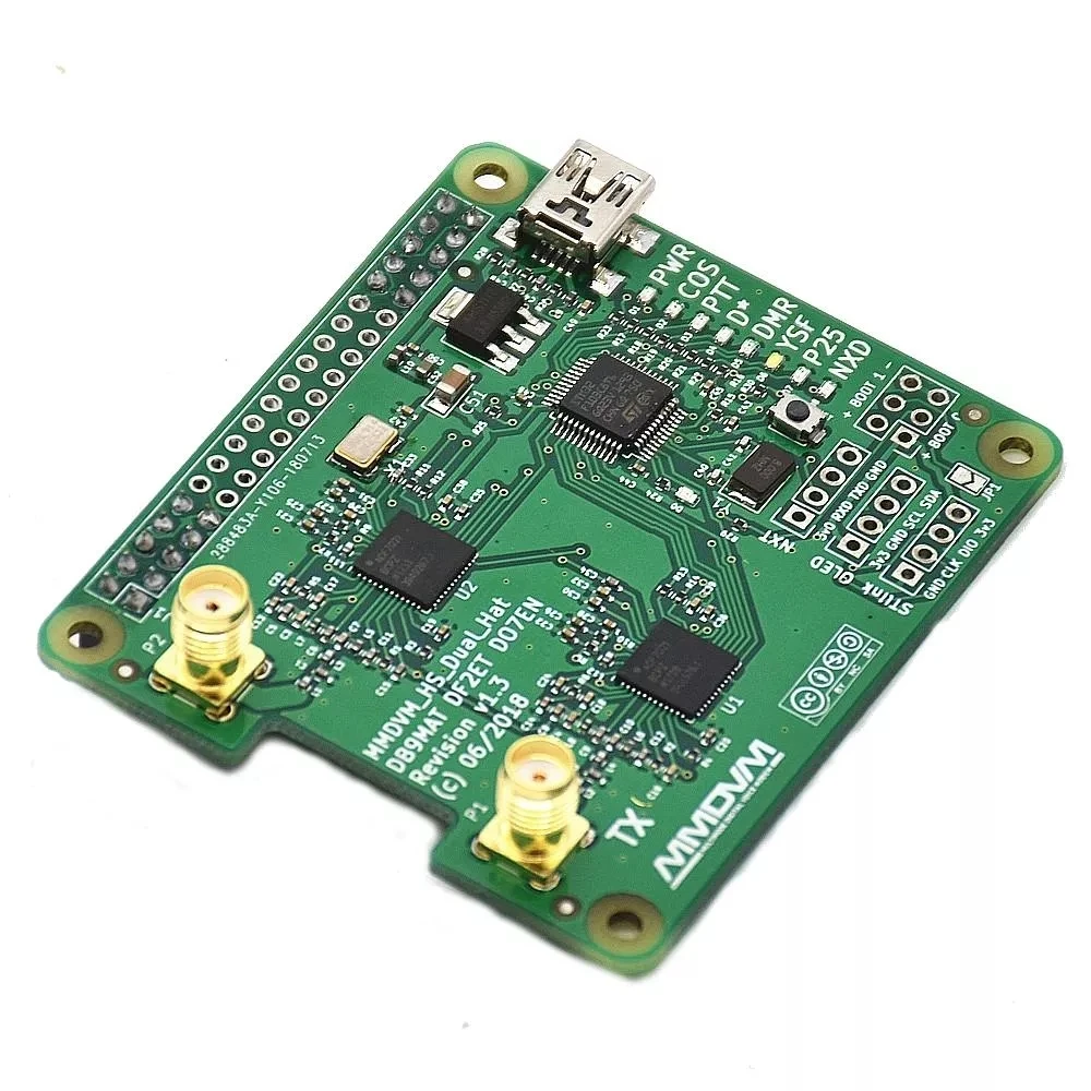 Делитесь и получайте очки: USB связь дуплексная MMDVM точка доступа поддержка P25 DMR YSF+ 2 шт антенна для Raspberry Pi