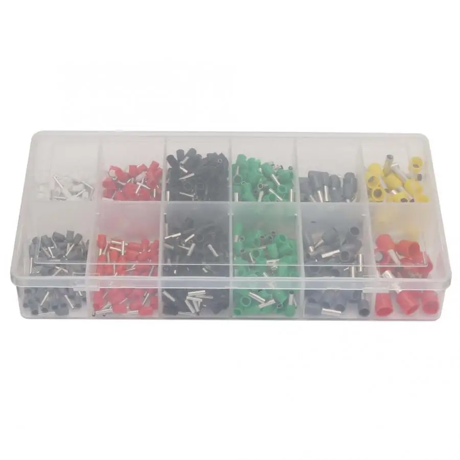 

Connector 685pcs/set Cold Pressed Terminal Tubes Insulated Terminals Cable Connector micro connector