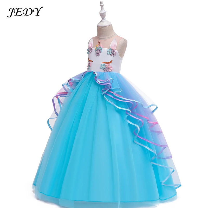 6-17 Years Old Girls Cotton Lining Voile Layered Costume Full Dress Kids Baby Children's Day Party Unicorn Dresses 2019 Summer
6-17 Years Old Girls Cotton Lining Voile Layered Costume Full Dress Kids Baby Children's Day Party Unicorn Dresses 2019 Summer