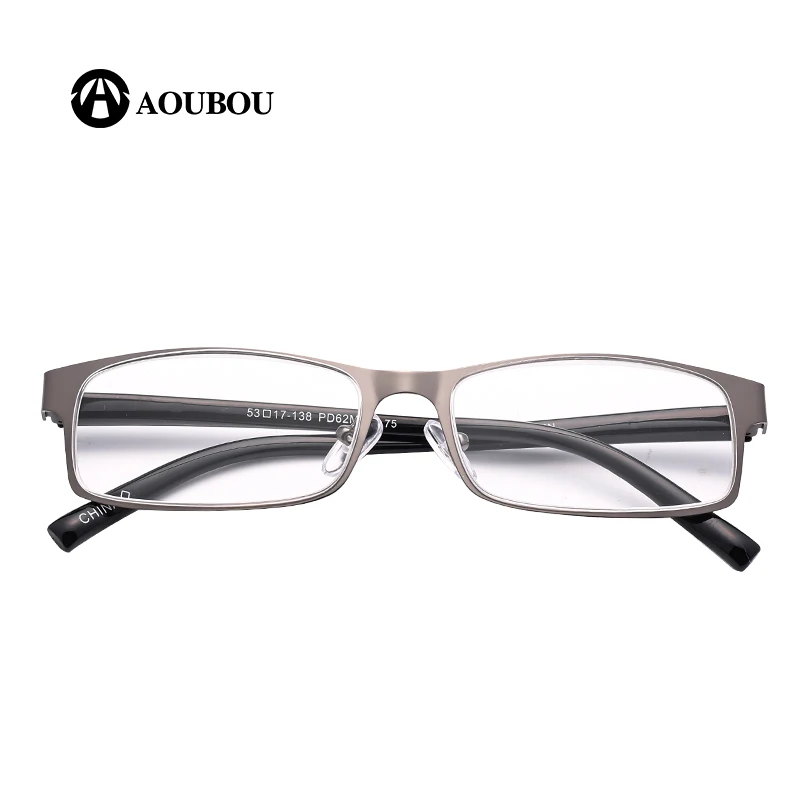 Gafas de lectura de gama alta para negocios, gafas de acero inoxidable PD62 para hombres, gafas de lectura Ochki de 1,75 + 3,25 Grados A114