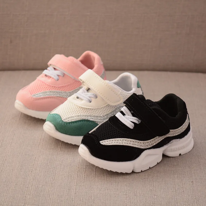 

2018 1-5 Years old Baby Boys and Girls Sports Shoes Breathable Kids Running Shoes Top Quality Children Casual Shoes Soft Infant