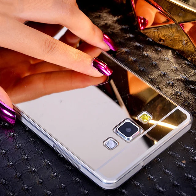 

Soft Silicone TPU Mirror Phone Case For Samsung Galaxy J7 Neo Nxt J1 J3 J5 2015 2016 2017 J4 J6 J8 2018 Grand Prime Cover