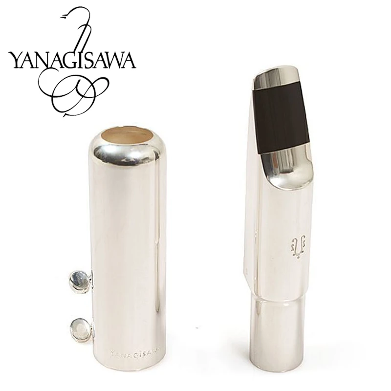 

Free Shipping Yanagisawa Metal Mouthpiece Tenor Soprano Alto Saxophone Professional Mouthpiece Sax Silver Lacquer Number 56789