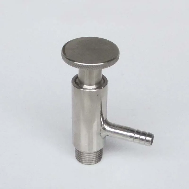 

1/2'' Male Bsp Thread Sample Valve (10mm hose barb) ss304 stainless