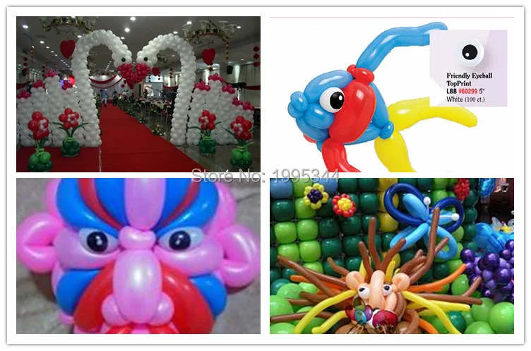 5 дюймов латексные воздушные шары 50 шт./лот форма глаз воздушный шар моделирование детские игрушки День рождения вечерние Лидер продаж