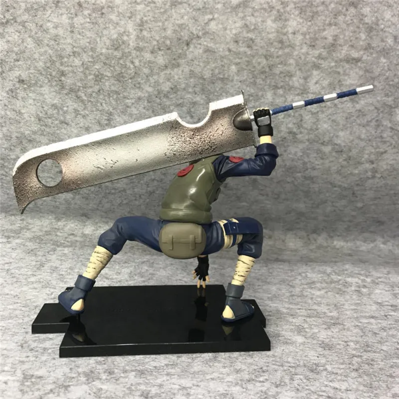 Anime naruto shippuden figuras hatake kakashi broadsword
