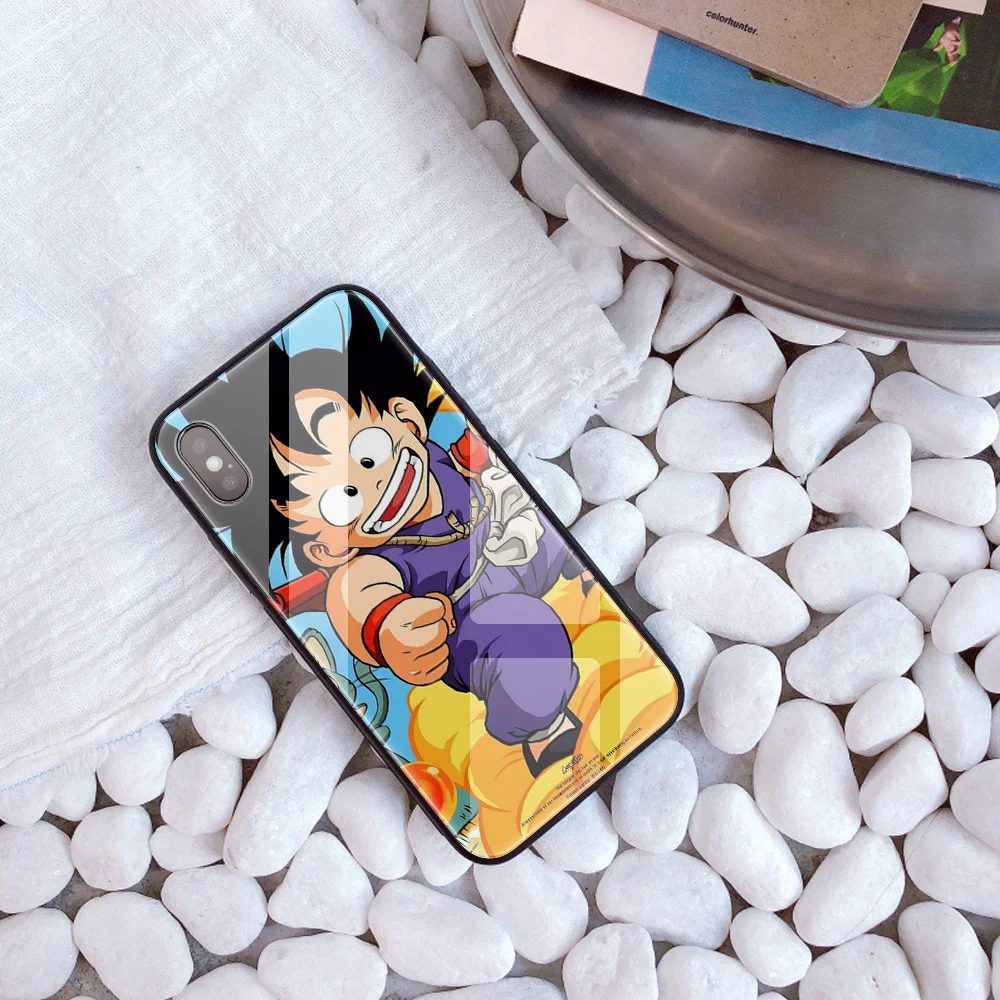 Чехол для телефона Dragon Ball DIY для iPhone 5 5S E 7 8 6 S Plus capa, закаленное стекло, чехол для телефона iPhone 11 Pro X XR XS MAX - Цвет: 20335