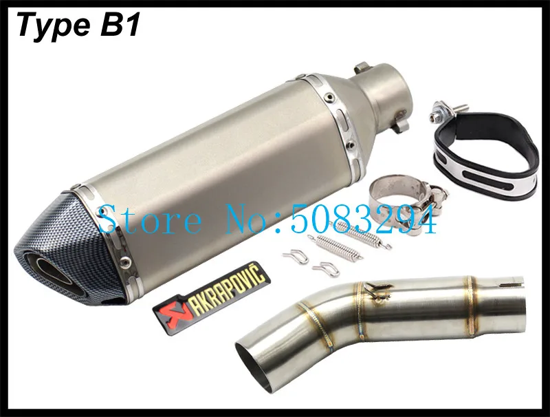 Arkapovic For GRS750 Motorcycle Exhaust Link Pipe Muffler Escape With DB Killer Motorbike Exhuast Full System in Stock