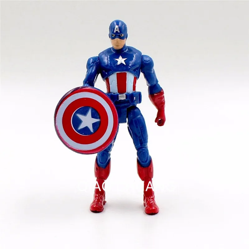 Discount 6Pcs/set Avengers:Infinity War Justice League Superhero Iron Man Batman Thor Captain America Superman Hulk Action Figure Toy J51 5