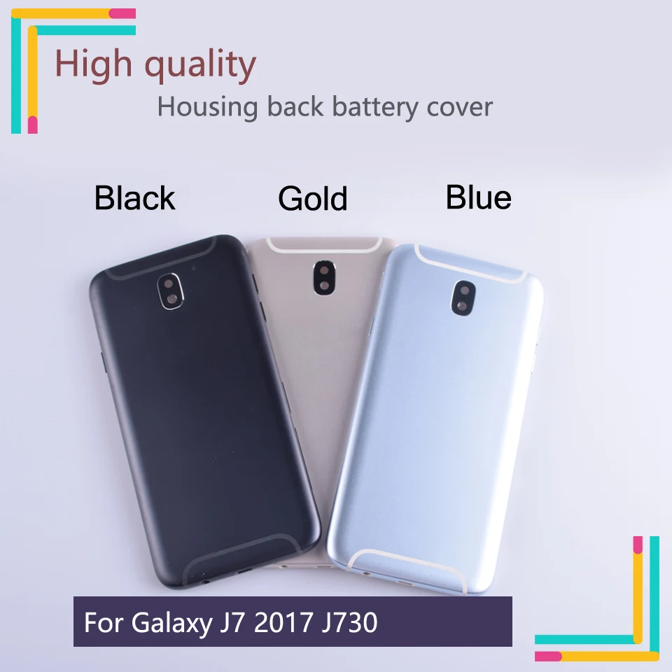 10Pcs/lot For Samsung Galaxy J7 Pro 2017 J730 J730F SM-730F Housing Battery Cover Back Case Rear Door Chassis Shell | Мобильные