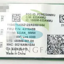 5300 СМВП 533AN_MMW WI-FI карты 43Y6495 506679-001 аккумулятор большой емкости для hp 6930p 8530 8730w 8530w Thinkpad T400s X200 X300 X301 R400 SL300 W500