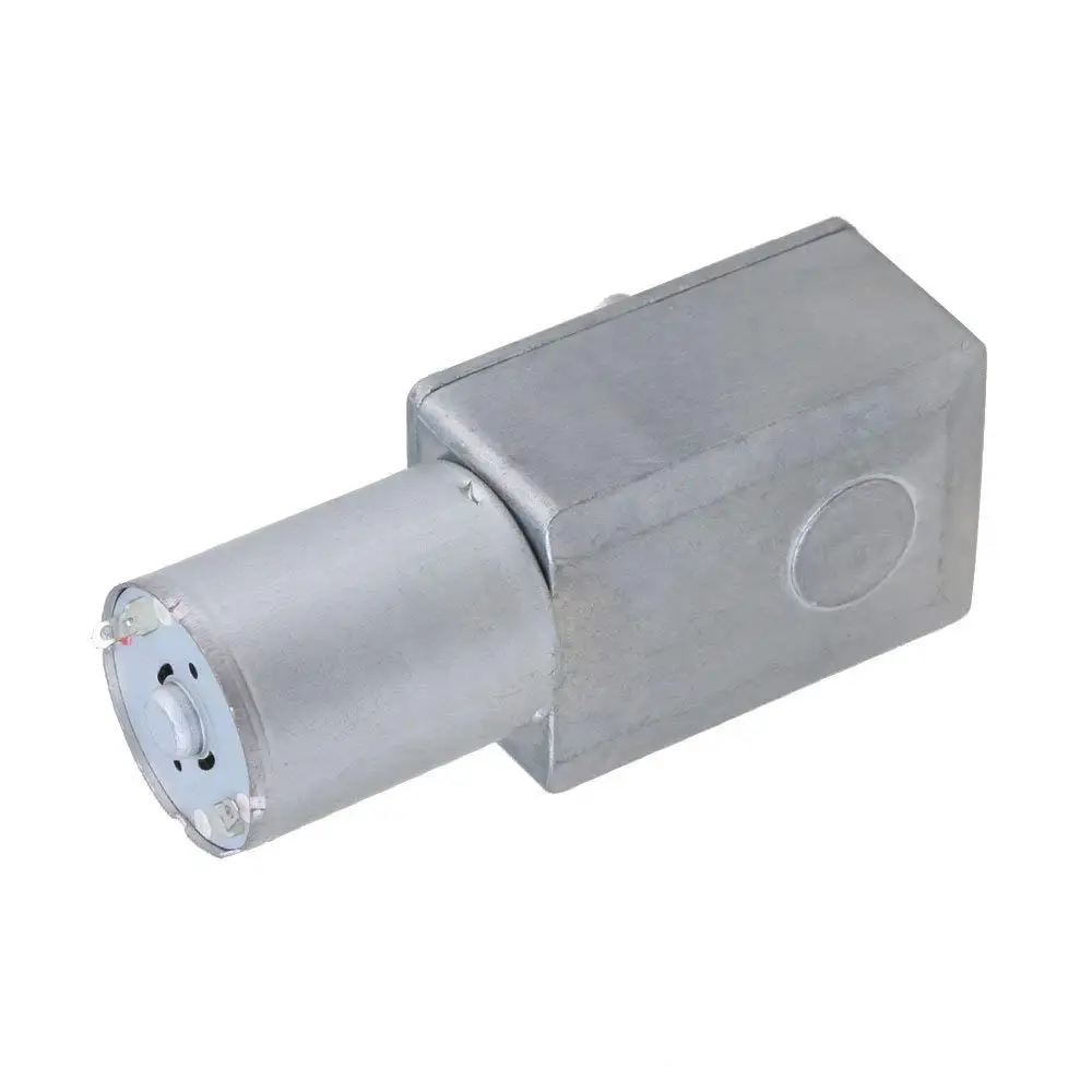 

High Torque 12V DC 16rpm DC Worm Geared Motor With Gear Reducer Turbo Motor