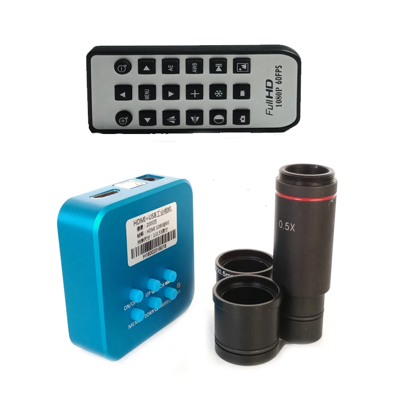 5 sets 20MP 1080 p HDMI USB Solderen industriële video digitale microscoop camera + 0.5X Lens 23.2mm 30.5mm adapter ring 5 sets 20MP 1080 p HDMI USB Solderen industriële video digitale microscoop camera + 0.5X Lens 23.2mm 30.5mm adapter ring
