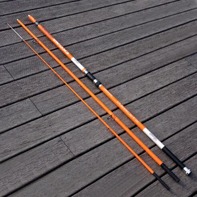 

4.2m distance throwing surf fishing rod super strong surf casting trolling pole carbon fiber spinning rod superhard 100-200g