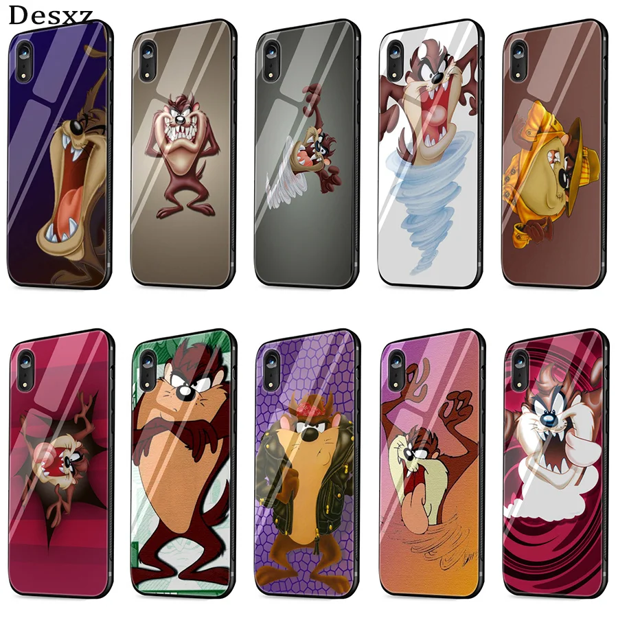 Tasmanian Devil Taz Ca11 Pro Max для iPhone 5 5S 11 6 6s 7 8 Plus XR X XS защитное стекло | Мобильные телефоны и