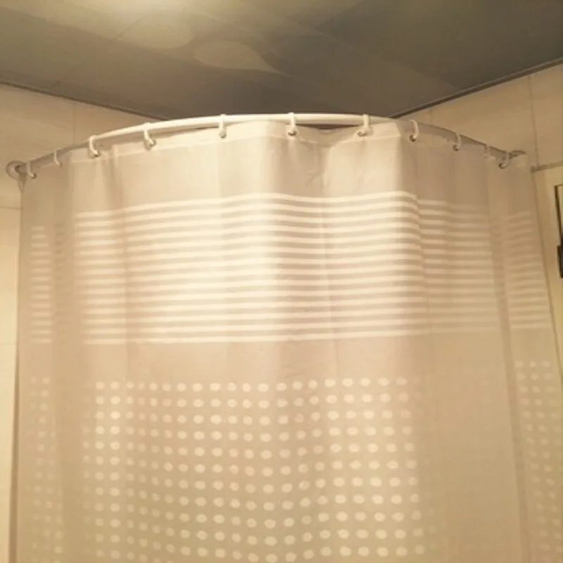 Europo элегантный белый PEVA утолщение для Cutrain Водонепроницаемый ткань занавески+ 12 Пластик, крючки, станок и Ванная комната Продукты YL41