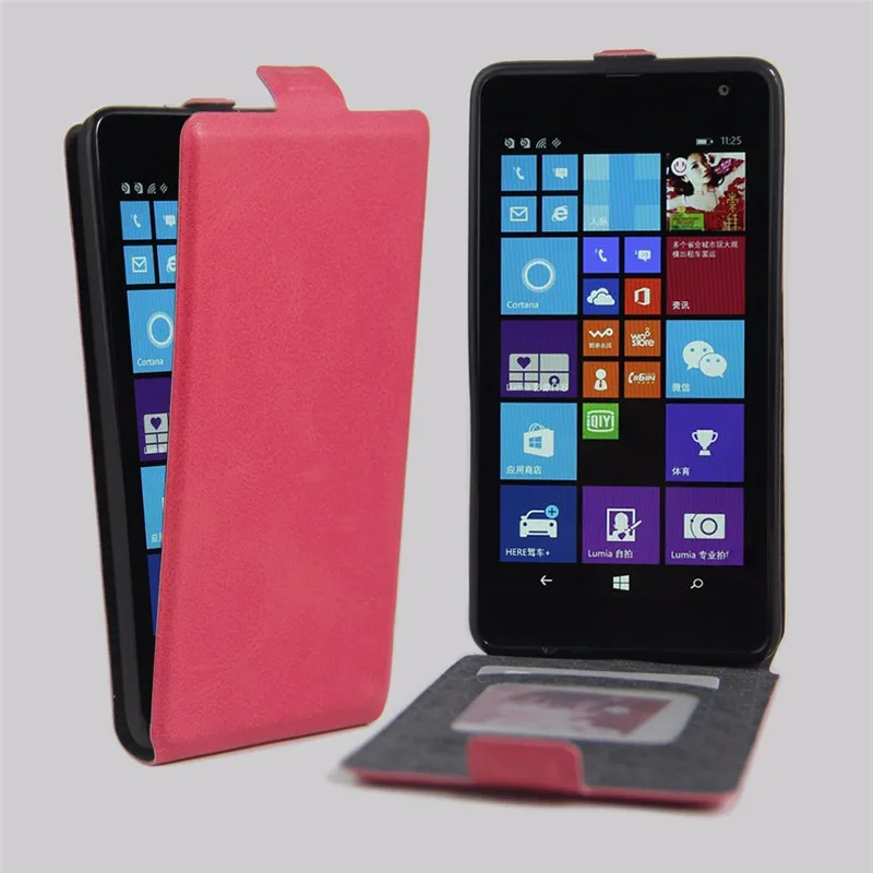 For Lumia 535 Case Luxury Wallet PU Leather Back Cover Case For Microsoft Nokia Lumia 535 Case Flip Phone Protective Bag Skin (32)