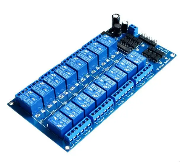 

16 Channel Relay Module 5V Control Board With Optocoupler Protection With LM2596 Power Supply For Arduino