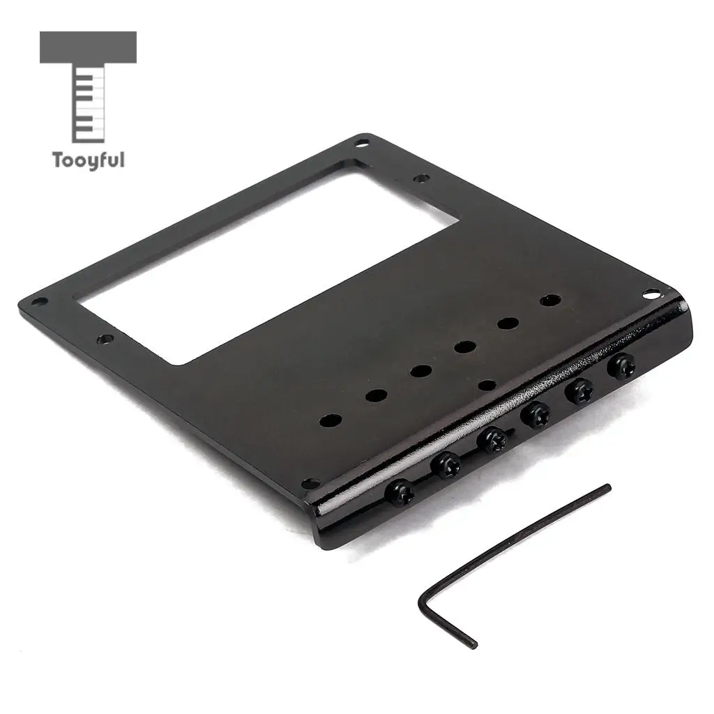 Tooyful 6 седлов Двойная модель для замены гитары Telecaster TL|pickup bridge|saddle bridgetelecaster humbucker