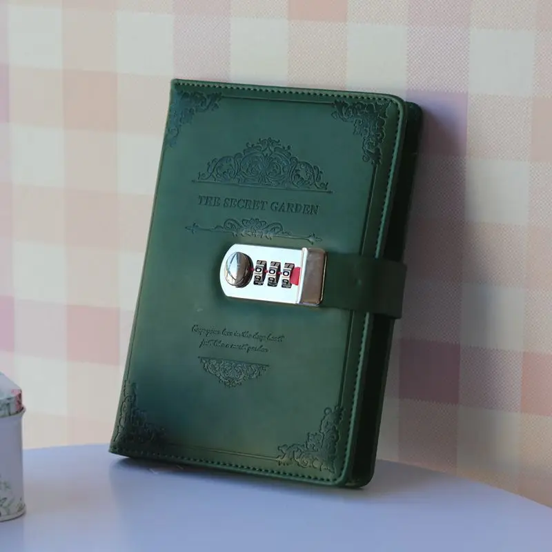 2019 retro vintage caderno senha livro planejador