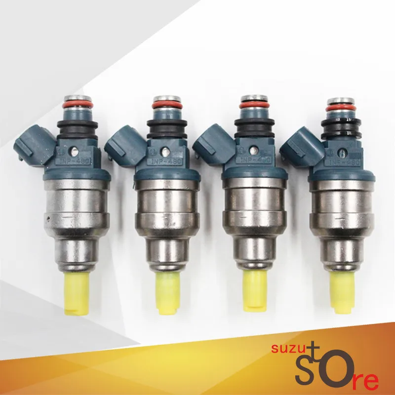 

GOLKAR 4X INP-480 Nozzle Fuel Injector Bico Injection F32Z9F593A F32Z-9F59 For Mazda 626 MX-6 2.0L L4 FS01-13-250A 93-99 INP480