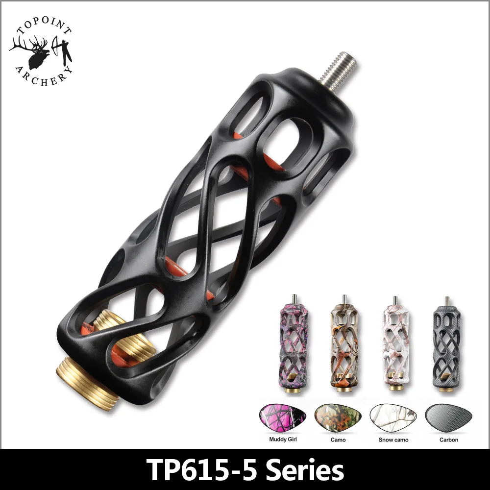 

Topoint Archery,Archery stabilizer,TP615-5,CNC machined,5",7.5 oz,5 colors can be selected