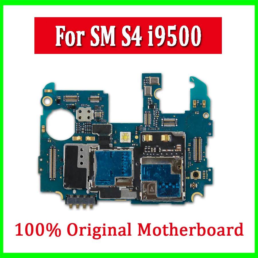 

Full Working Unlocked Motherboard For Samsung Galaxy S4 i9500 16GB original main board For samsung galaxy s4 i9500 Logic Board