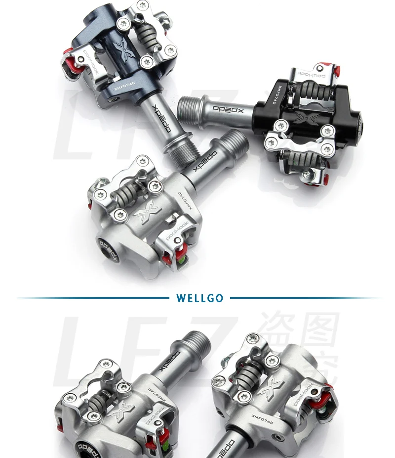 Wellgo Xpedo XMF07AC педаль горного велосипеда подшипники сверхлегкие 288 г педали для горного велосипеда XPD самоблокирующаяся клипса