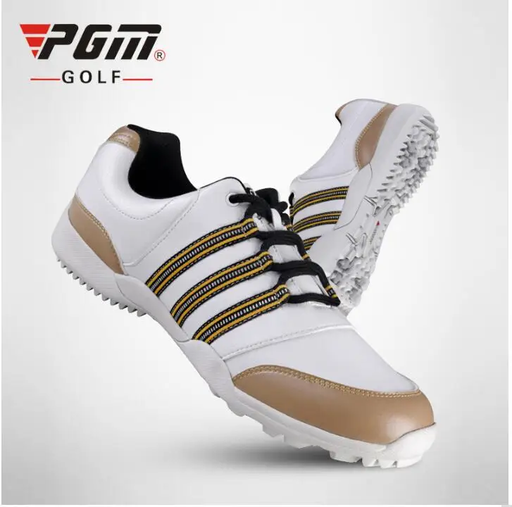 PGM мужские Водонепроницаемый дышащая Гольф спортивные Обувь фиксированной обуви шипы Спортивная обувь нескользящие износостойкие Туфли для гольфа 39- 45