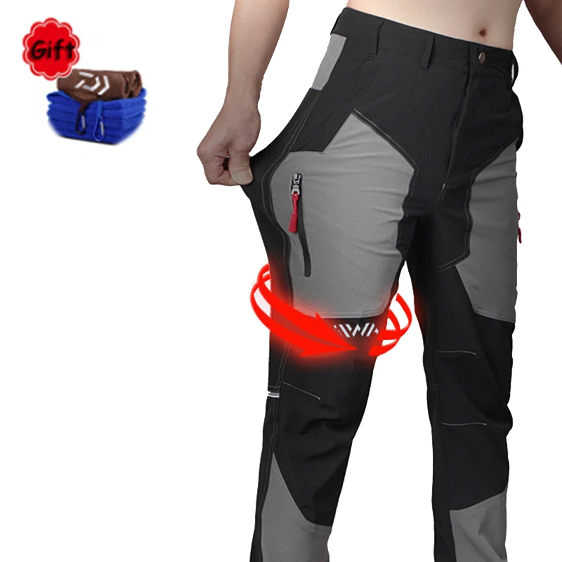 

DAIWA Men Spring Summer Waterproof Hiking Fishing Pants Quick Drying Cycling Long Pant Anti-UV Trousers Outdoor Sports Pant
