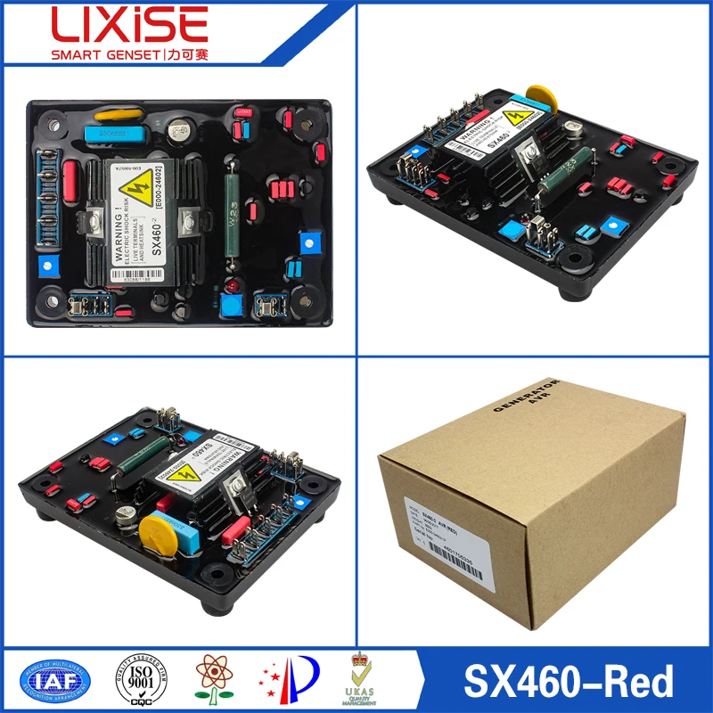 LIXiSE SX460 красный автоматический регулятор напряжения генератора avr