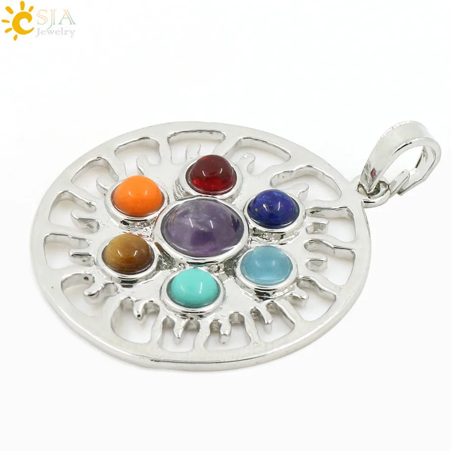 Reiki Symbols Stones Pendants