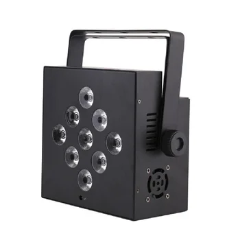 

9X12W RGBWA 5IN1 LED WIRELESS BATTERY LIGHT WITH REMOTE CONTROL 2.4G Wireless frequency