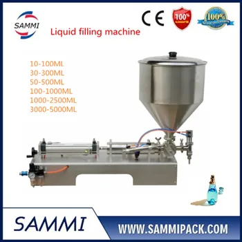 

G1WG-100 10-100ml paste and liquid filling machine, piston filler for shapoo,cream lotion,bath gel,cosmetic +free shipping