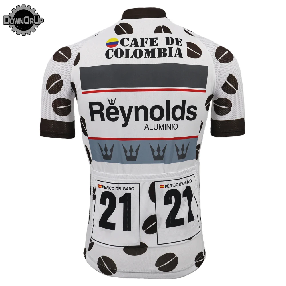 REYNOLDS команда для мужчин Велоспорт Джерси короткий рукав MTB Классическая гоночная одежда велосипед одежда Майо ciclismo дорожный велосипед одежда Топы