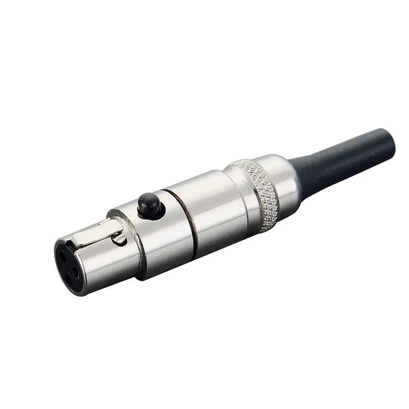 Выборг 4 шт. VH301G Чистая медь позолоченный Hifi Xlr соединительный кабель Mini Female XLR разъем для аудио наушников кабели