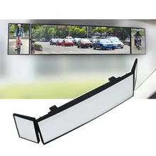 Newest 15''Universal Car Rear View Mirror Wide Angle Clip-on Curved Mirror Anti-dazzle Interior Rearview Mirror Newest 15''Universal Car Rear View Mirror Wide Angle Clip-on Curved Mirror Anti-dazzle Interior Rearview Mirror