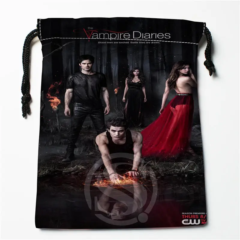 

v#bq54 New The Vampire Diaries Custom Logo Printed receive bag Bag Compression Type drawstring bags Multi Size 7=12JvQ54