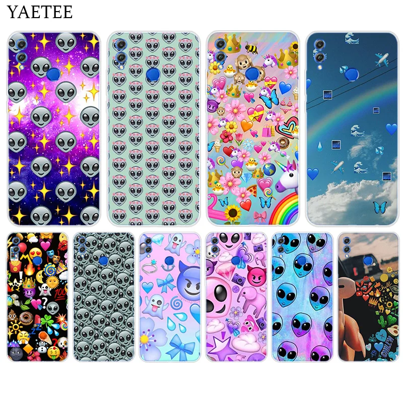 

Alien Printed Case For Huawei Honor 8X 9 10 lite 8A 7S 7C 8C Y5 Y6 Y7 Prime 2018 Pro Y9 2019 Soft Rubber Protective Cover