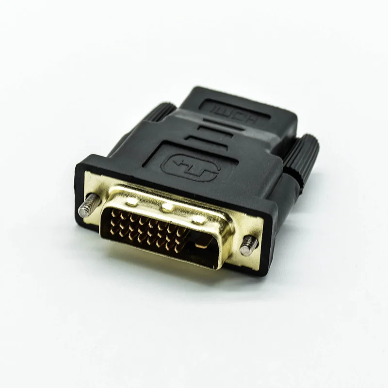 1 шт. Кабель адаптер DVI HDMI 24k позолоченный штекер 24 + контактный 1080P кабель