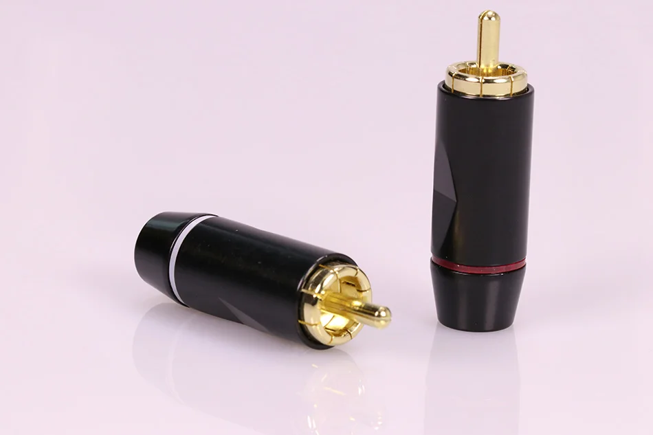 30 шт. медь RCA Plug позолоченный Аудио Видео разъем адаптера RCA Jack