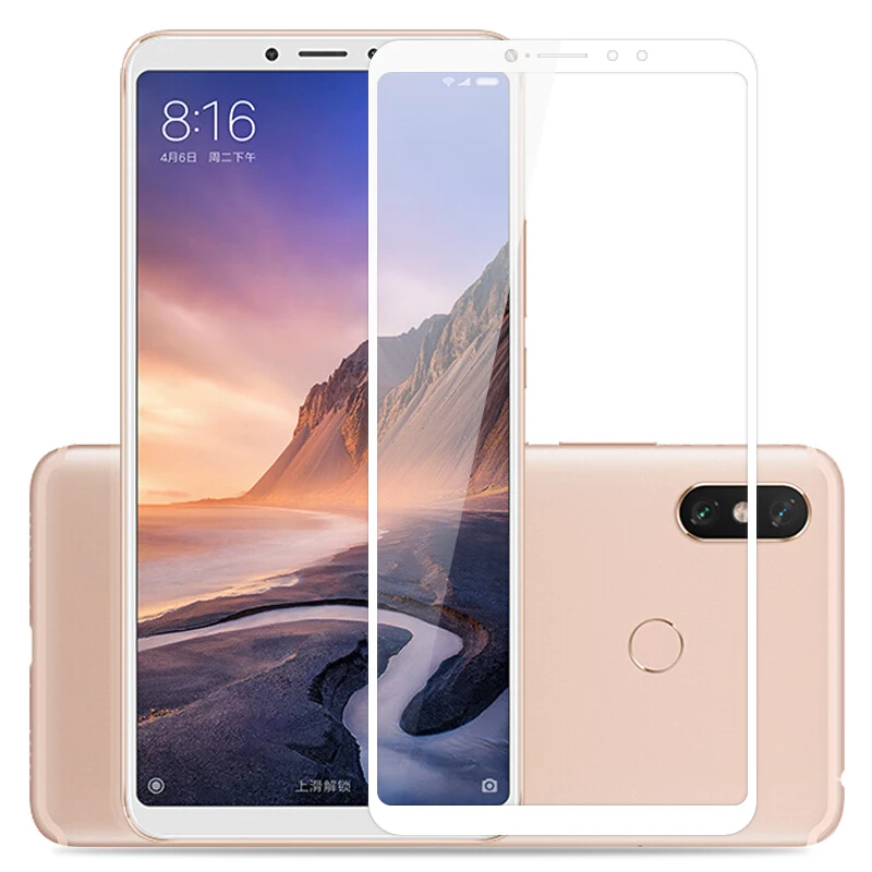 Mi max 3 стекло для Xiaomi mi Закаленное пленка MOFI Полное покрытие защита экрана 2.5D