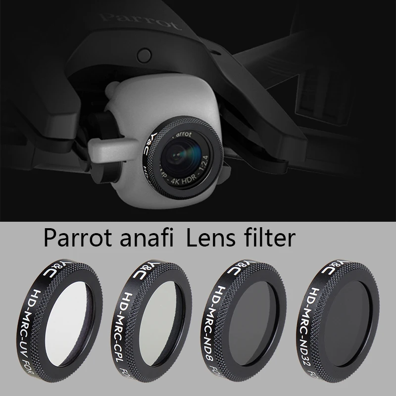 Комплект фильтров для объектива Parrot Anafi высокой четкости UV CPL ND4 ND8 ND16 ND32 фильтр для Parrot Anafi оптический стеклянный беспилотник аксессуары