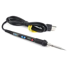 Цифровая Регулируемая паяльная температура, Электронная профессиональная и хобби мини программируемая умная электрическая сварочная ручка